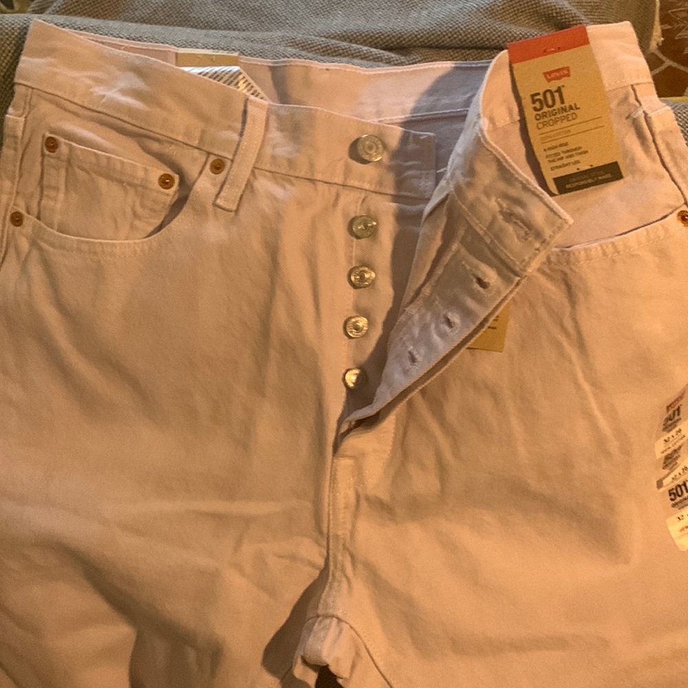 Lavender Levi pants size 32x26 NWT